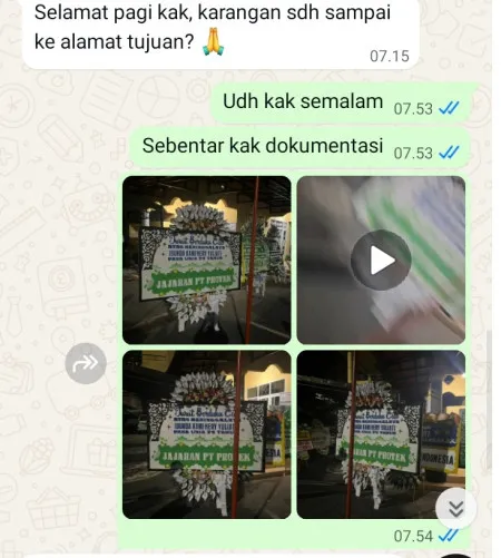 Pengiriman Papan Bunga Selamat Kawasan Industri Pulogadung