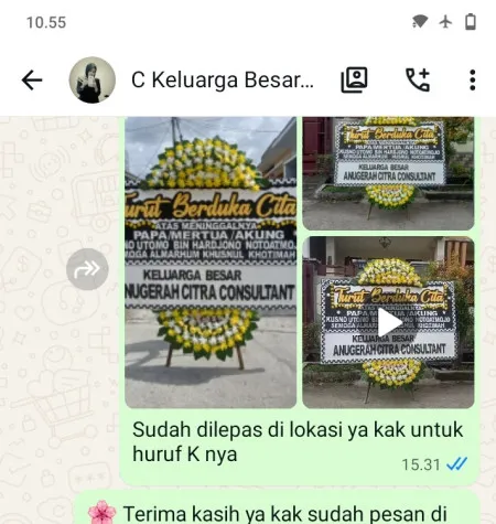 Pengiriman Papan Bunga Duka Kawasan Industri Pulogadung