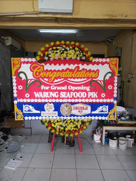 Papan Bunga Ucapan Selamat Kawasan Industri Pulogadung