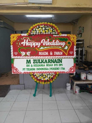 Papan Bunga di Kawasan Industri Pulogadung