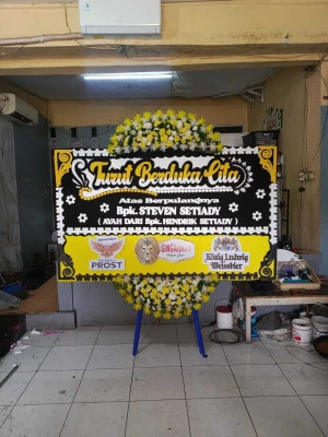 Papan Bunga di Kawasan Industri Pulogadung
