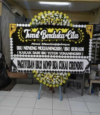 Papan Bunga di Kawasan Industri Pulogadung